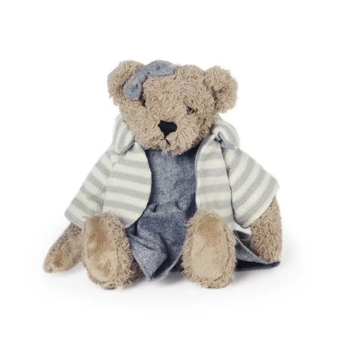 Ursa liz vestido e laço 26x14x7