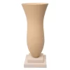 Vaso calice com base bege 55x20x14cm