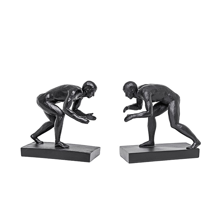 Jogo de porta livros wrestling 15x31x9cm