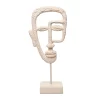 Escultura face creme 34x16x7cm