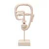 Escultura face creme 32x15x7cm