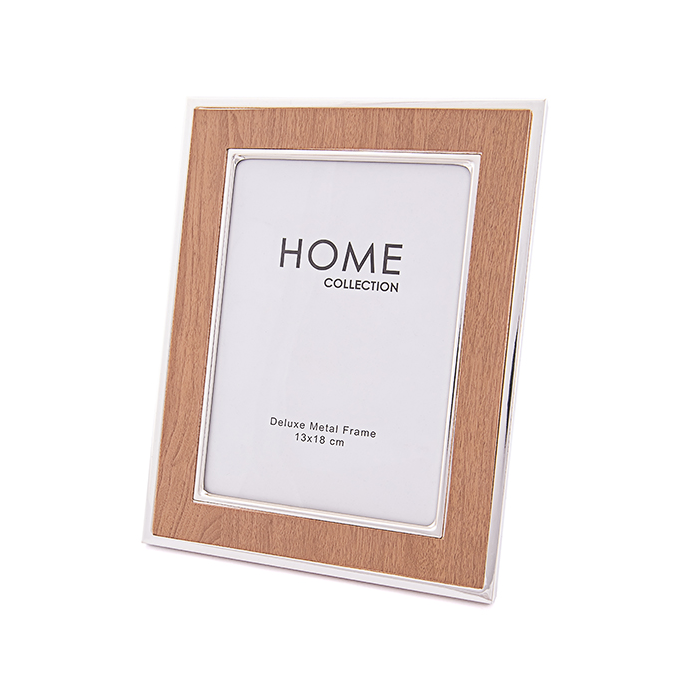 Porta retrato contempo marfim 18x13x3cm