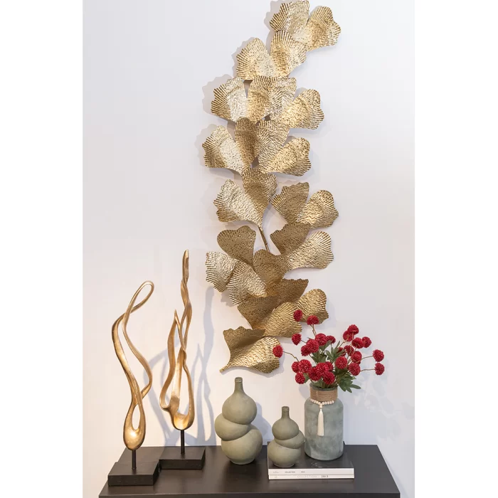 Alternative view of Escultura abstrata entrelacada 82x16x10cm