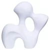Escultura abstrata curvas 29x29x10cm