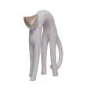 Escultura gato areado 22x17x6cm