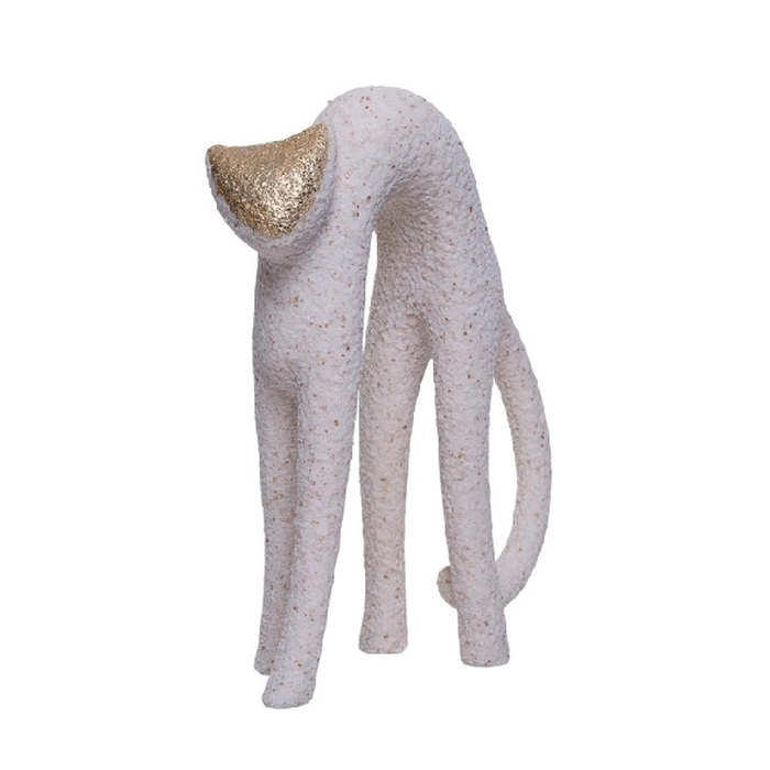 Escultura gato areado 22x17x6cm