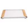 Bandeja de madeira branca 5x41x20cm