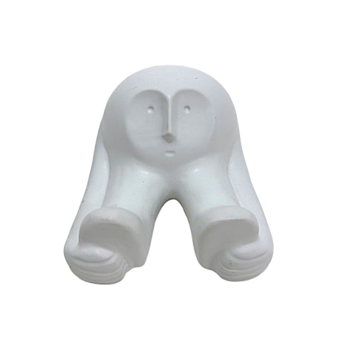 Escultura max alongando branco 11x23x16cm