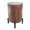 Mesa lateral cilindrica 61x44x45cm