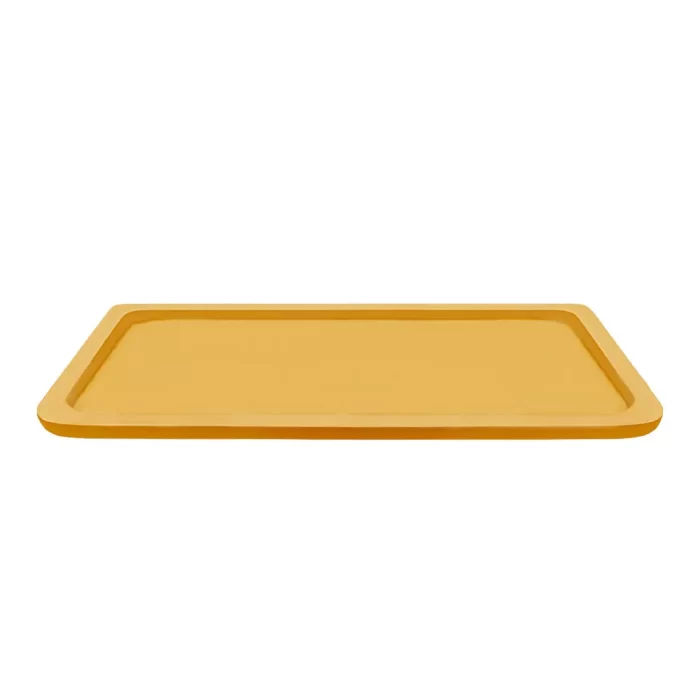 Bandeja borda rasa mostarda 1x30x15cm