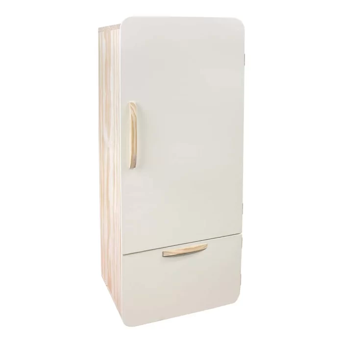 Geladeira estante creme 100x39x28