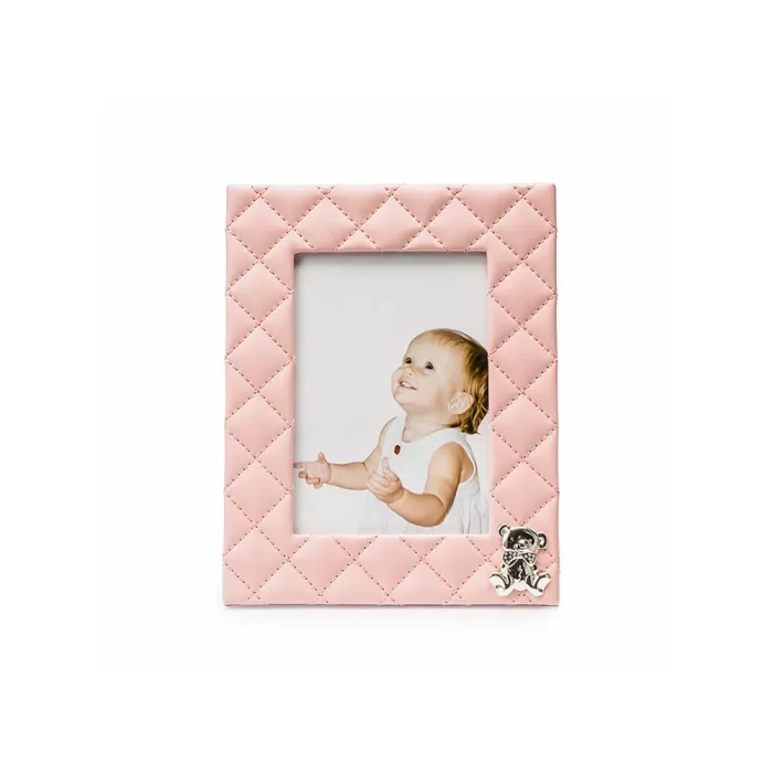 Porta-retrato rosa urso 24