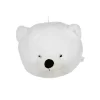 Cabeça urso polar pelúcia 24x24x22