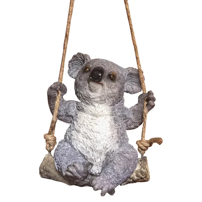 Escultura balança coala 18x15x11cm