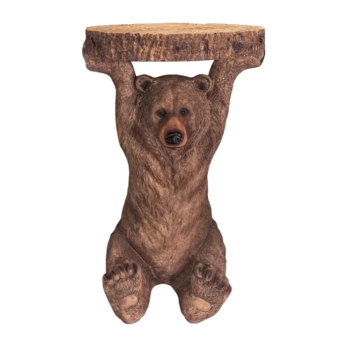 Mesa urso marrom g 53x33x35cm