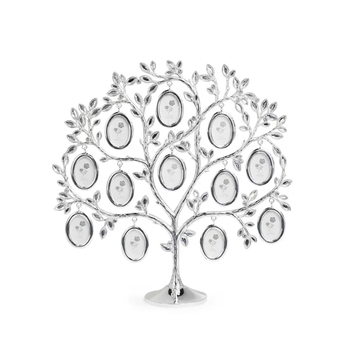 Porta-retrato árvore 12 fotos 30x30x7cm