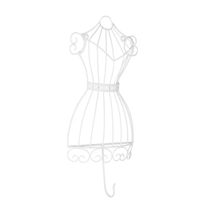 Gancho vestido branco 26x40x40cm