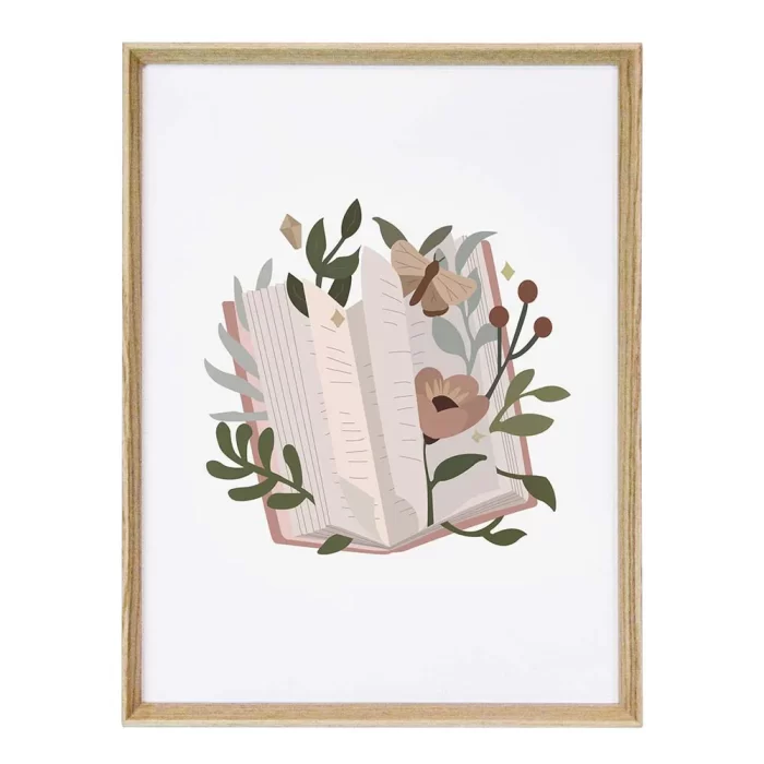 Quadro livro encantado 42
