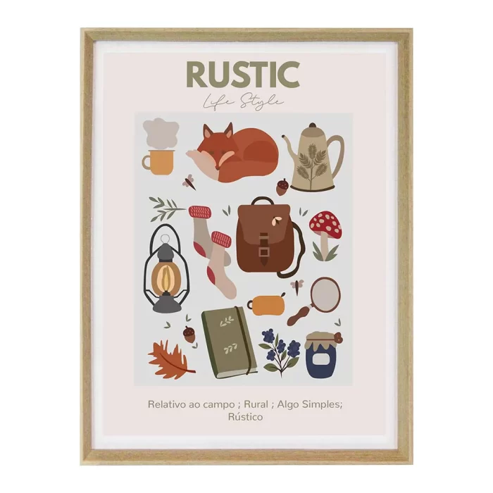 Quadro pôster aventura 42