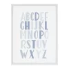 Quadro abc pastel azul 42