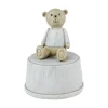 Caixa de música urso 14x10x10cm