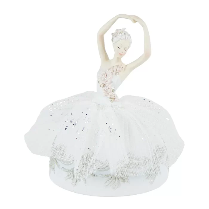 Caixa música bailarina sentada 15x11x11cm