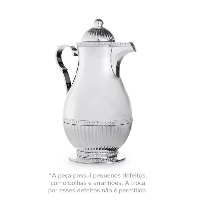 Garrafa térmica prata 32x12