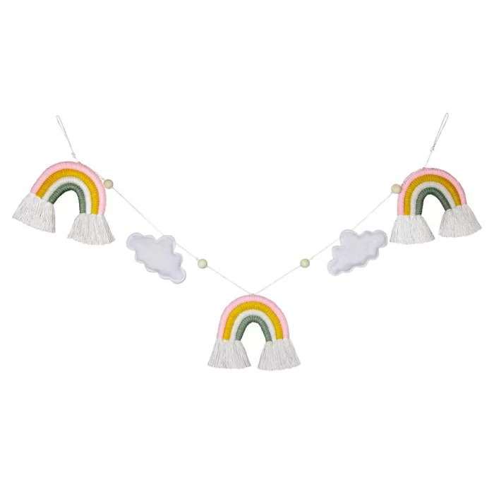 Fio decorativo arco-íris 133x10x1cm