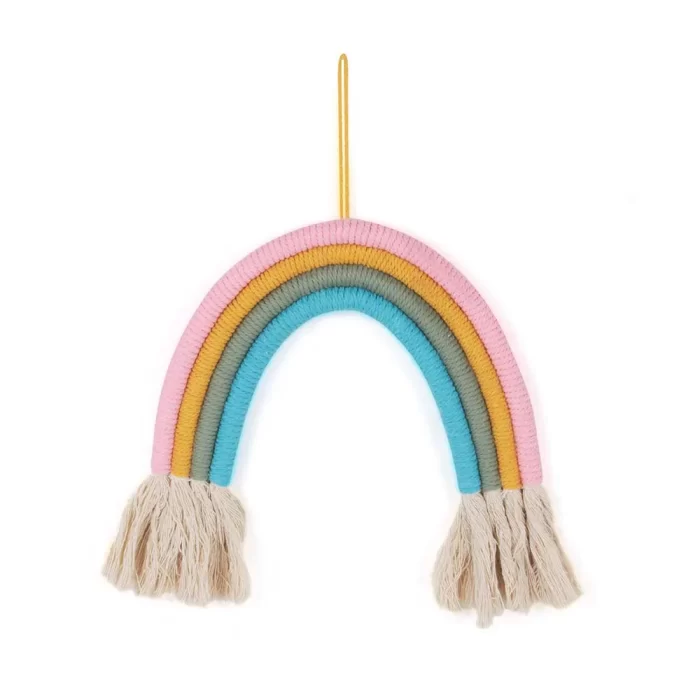Adorno arco-íris mostarda 24x25x1