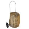 Carrinho de feira fibra natural 54x32x22cm