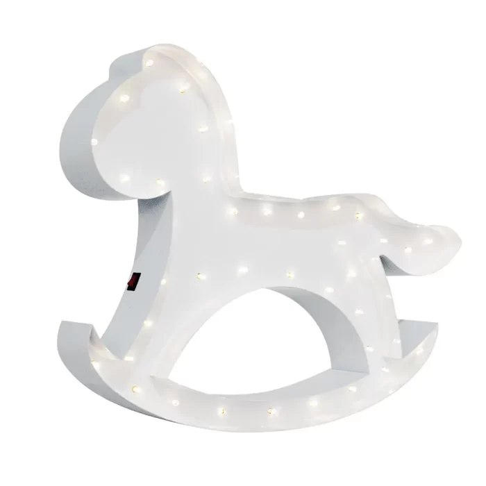 Luminária parede cavalo 28x40