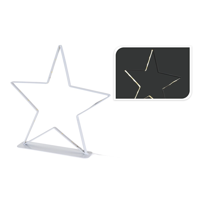 Luminária estrela 26x29x5cm