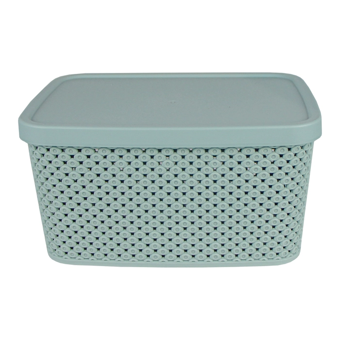 Alternative view of Cesto organizador verde p 13x24x18cm