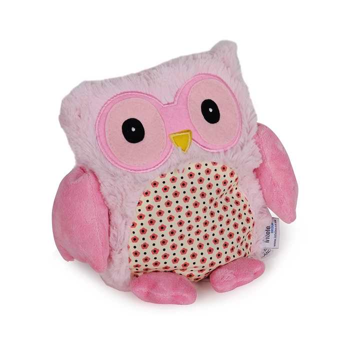 Alternative view of Coruja térmica rosa 21x20x5cm