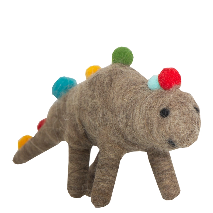 Alternative view of Jogo 4 dinossauros feltro 17x12x18cm