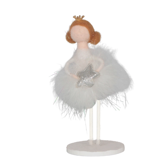 Alternative view of Jogo 3 bailarinas feltro 28x7x7cm