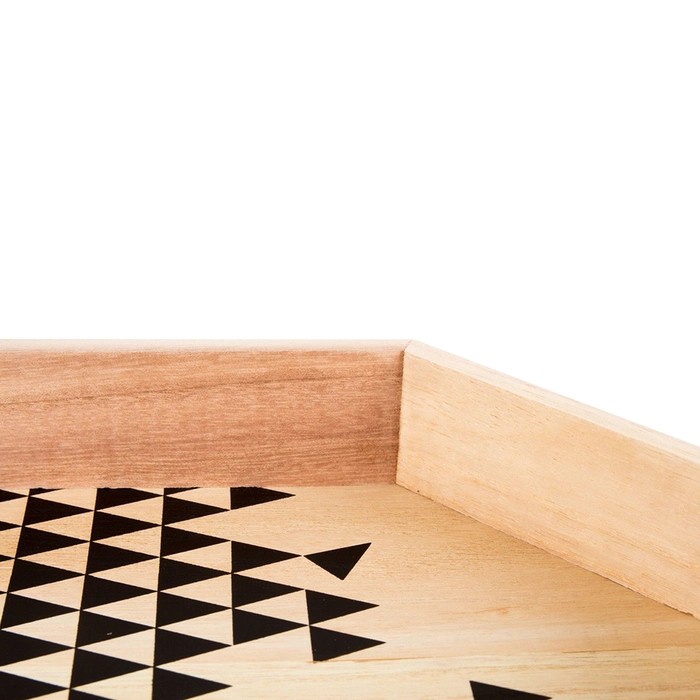 Alternative view of Bandeja octavada triângulos 7x33x42cm