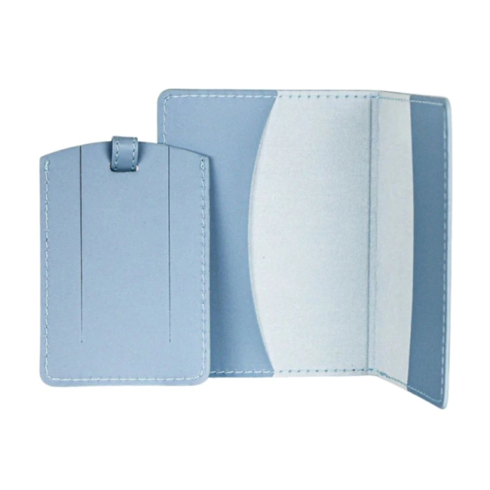 Alternative view of Capa passaporte mundo azul 14x11x2cm