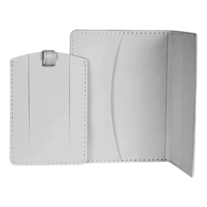 Alternative view of Capa passaporte mundo branco 14x11x2cm