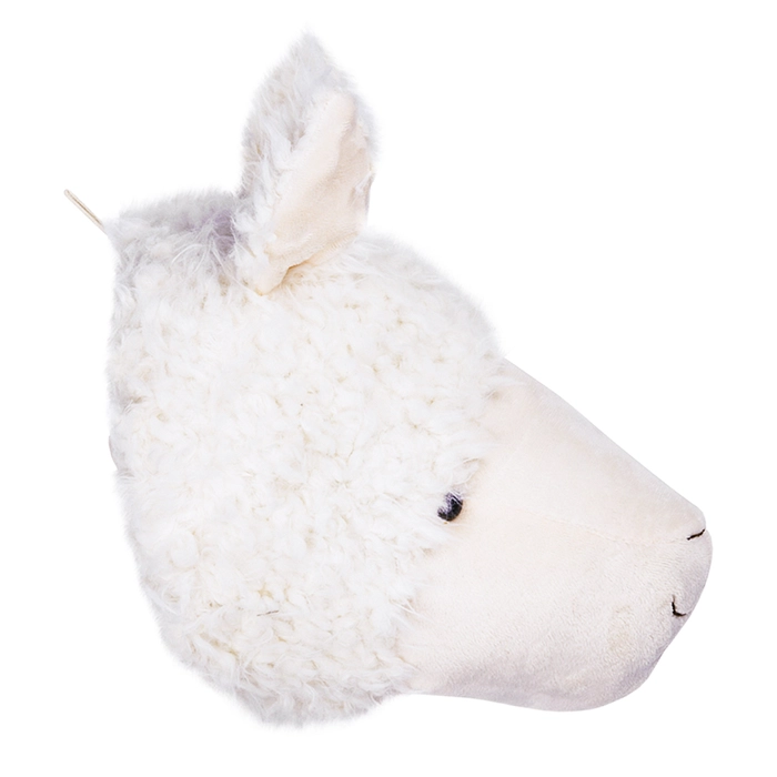 Alternative view of Cabeça lhama pelúcia 33x23x28cm