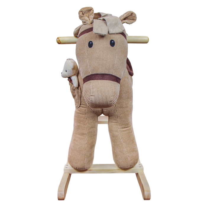 Alternative view of Cavalo balanço musical 57x29x70cm