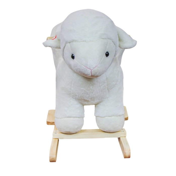 Alternative view of Ovelha balanço musical 46x31x64cm