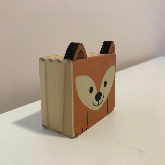 Alternative view of Caixa de música raposa 6x6x3cm