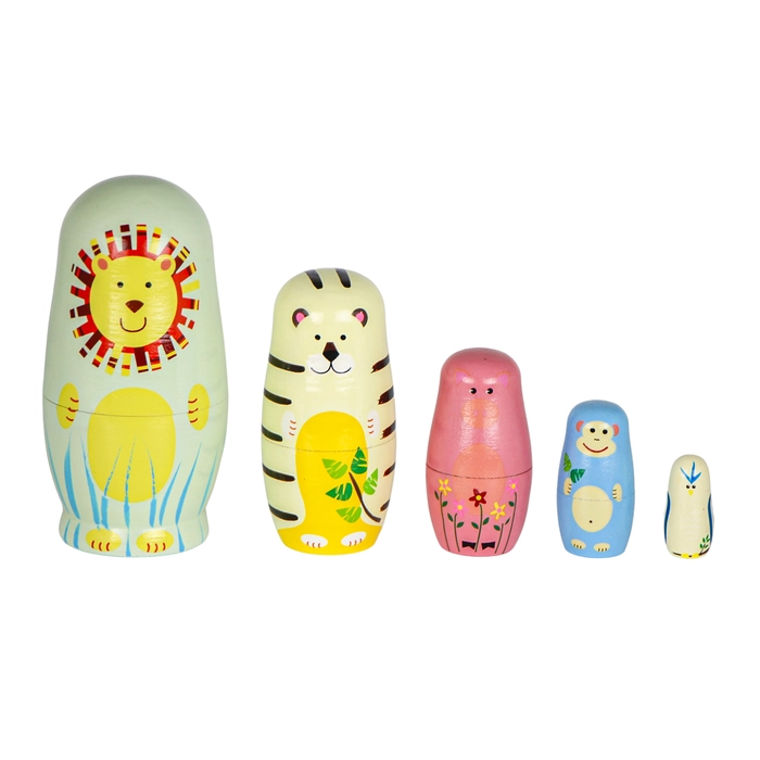 Matryoshka bichos floresta 14