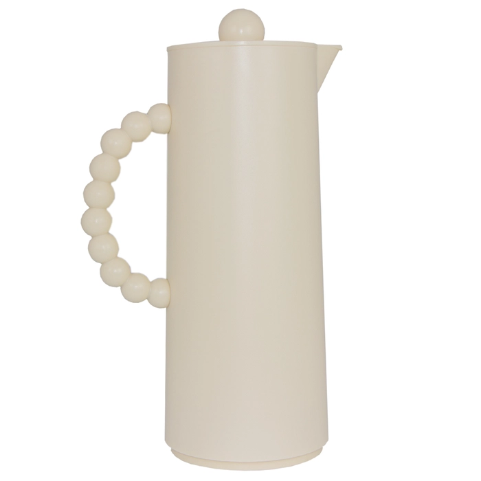 Garrafa térmica bubble bege 32x12x12cm