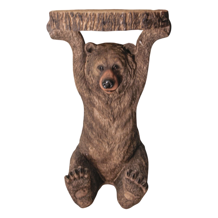 Alternative view of Mesa urso marrom g 53x33x35cm