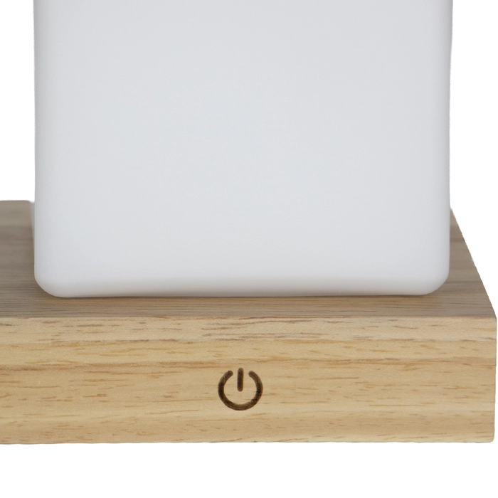 Alternative view of Luminária casinha recarregável 20x12x12cm