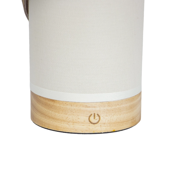 Alternative view of Luminária lampião recarregável 15x10x10cm