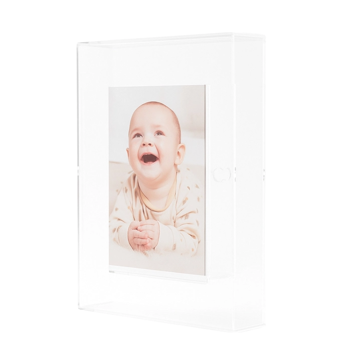 Alternative view of Porta-retrato acrílico transparente 22x17x4cm