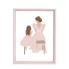 Quadro bailarina mãe filha 52
